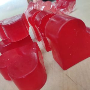 Red wine soap